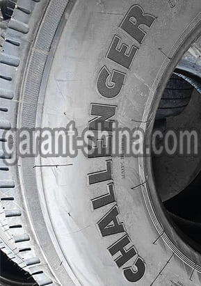 Challenger CUH2 (рулевая) 315/80 R22.5 156J/150L 18PR - Фото Бренда шины на боковине